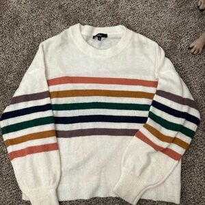 Lulu's Cream Knit Sweater